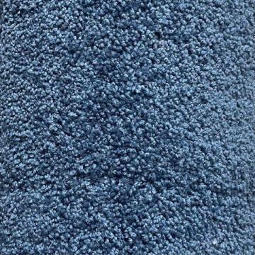 Karastan Soft Reflection Blue 12x6 feet Polyester Carpet Remnant