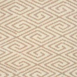 Nourison Geo Vibes Cream Biege 13x14 feet Polypropylene Carpet Remnant